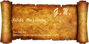 Gödl Melinda névjegykártya